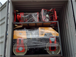 20臺壓路機(jī)、鉆孔取芯機(jī)以及路面切割機(jī)出口新加坡